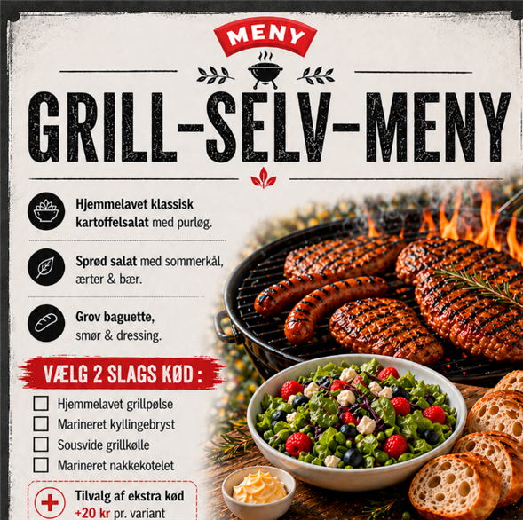 Grill selv Meny